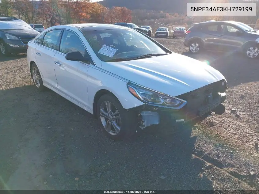 5NPE34AF3KH729199 2019 Hyundai Sonata Limited