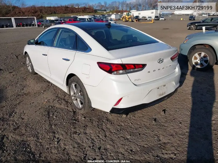 5NPE34AF3KH729199 2019 Hyundai Sonata Limited