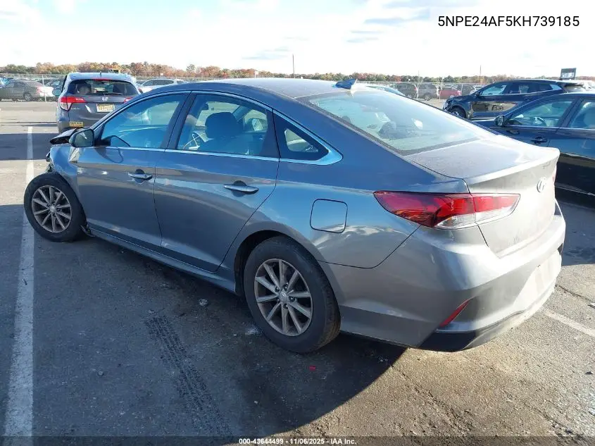 5NPE24AF5KH739185 2019 Hyundai Sonata Se