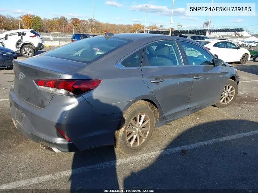 5NPE24AF5KH739185 2019 Hyundai Sonata Se