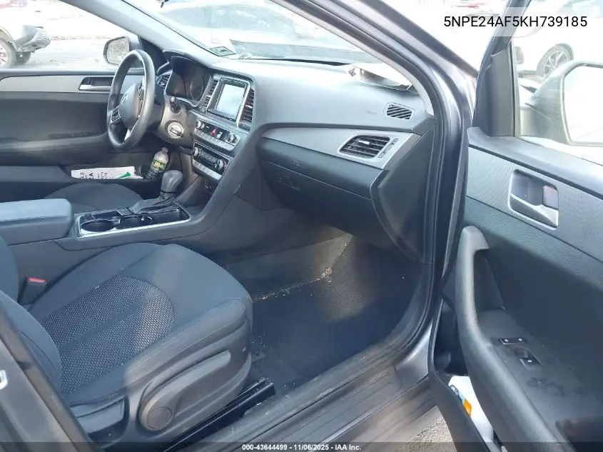 5NPE24AF5KH739185 2019 Hyundai Sonata Se