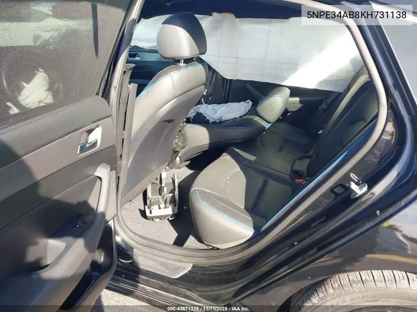 5NPE34AB8KH731138 2019 Hyundai Sonata Limited 2.0T