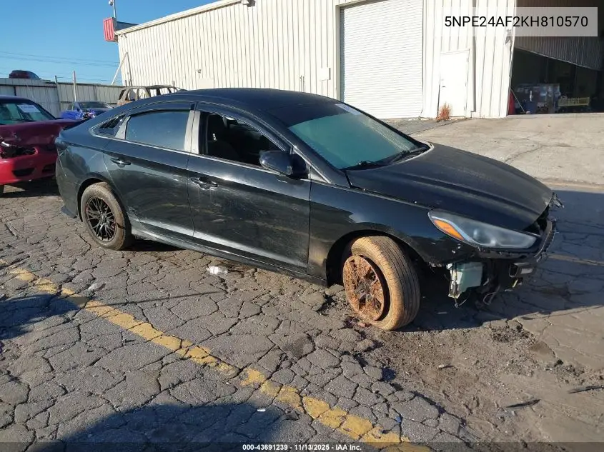 5NPE24AF2KH810570 2019 Hyundai Sonata Se