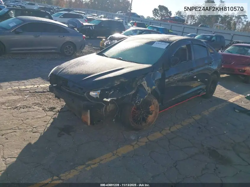 5NPE24AF2KH810570 2019 Hyundai Sonata Se