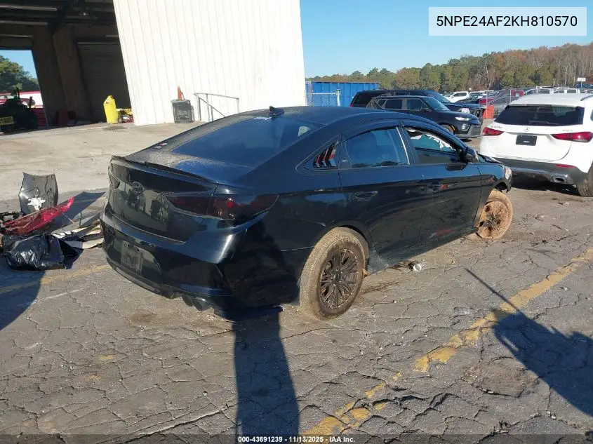 5NPE24AF2KH810570 2019 Hyundai Sonata Se