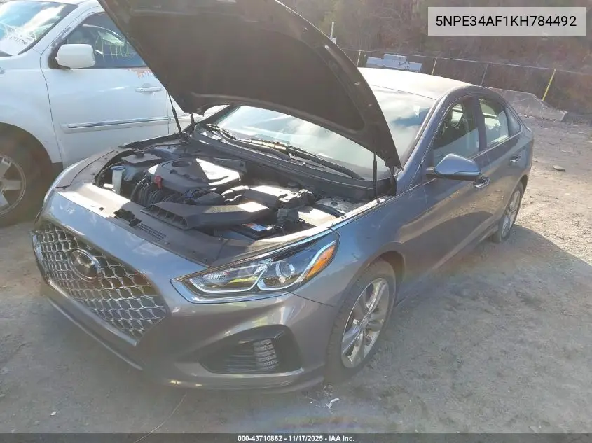 5NPE34AF1KH784492 2019 Hyundai Sonata Sel