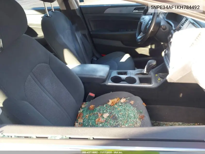 5NPE34AF1KH784492 2019 Hyundai Sonata Sel
