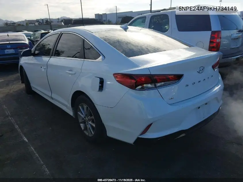 5NPE24AF9KH734149 2019 Hyundai Sonata Se