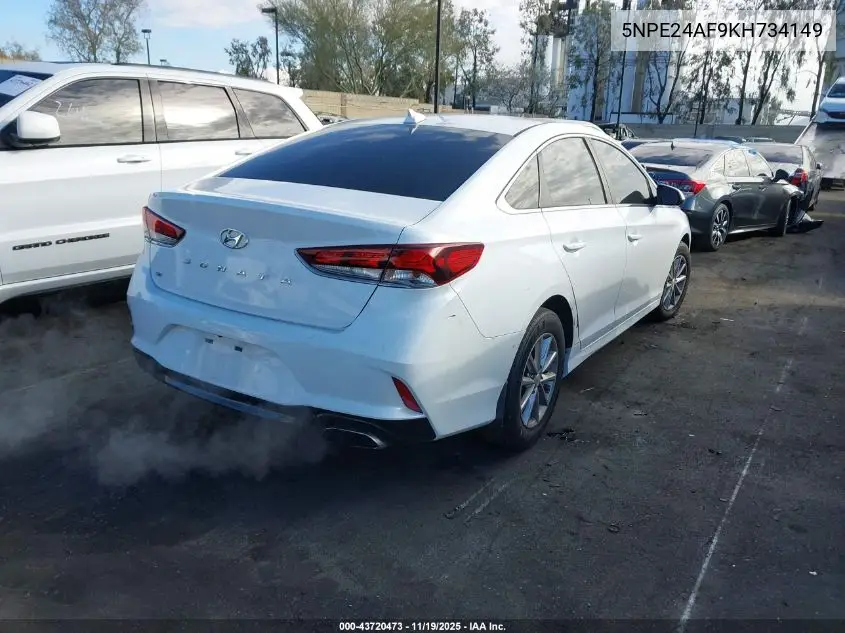 5NPE24AF9KH734149 2019 Hyundai Sonata Se
