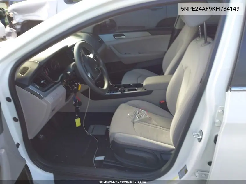 5NPE24AF9KH734149 2019 Hyundai Sonata Se