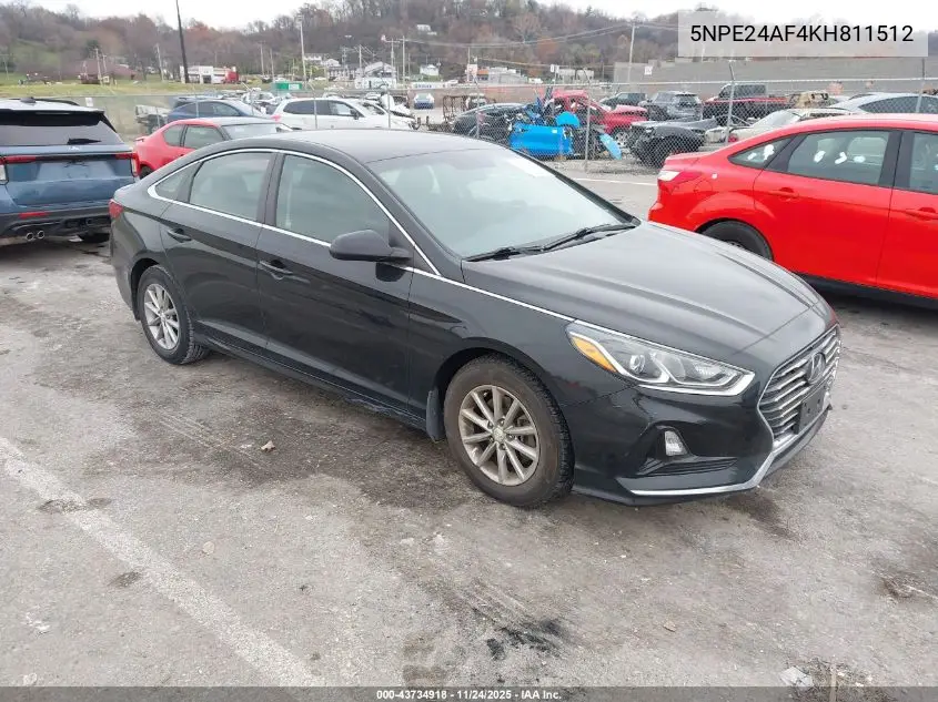 5NPE24AF4KH811512 2019 Hyundai Sonata Se