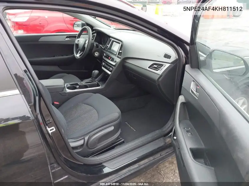 5NPE24AF4KH811512 2019 Hyundai Sonata Se