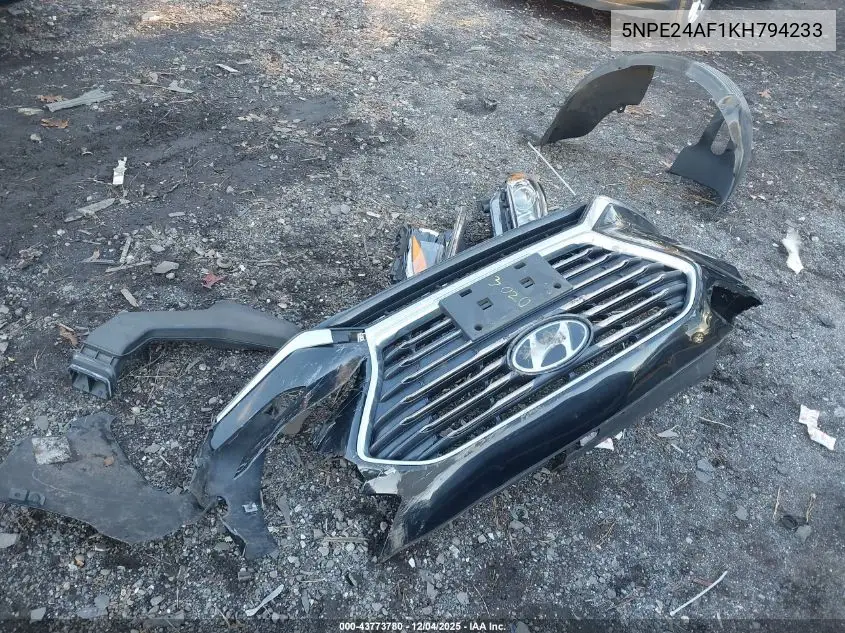 5NPE24AF1KH794233 2019 Hyundai Sonata Se