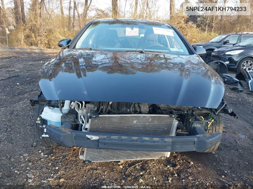 5NPE24AF1KH794233 2019 Hyundai Sonata Se