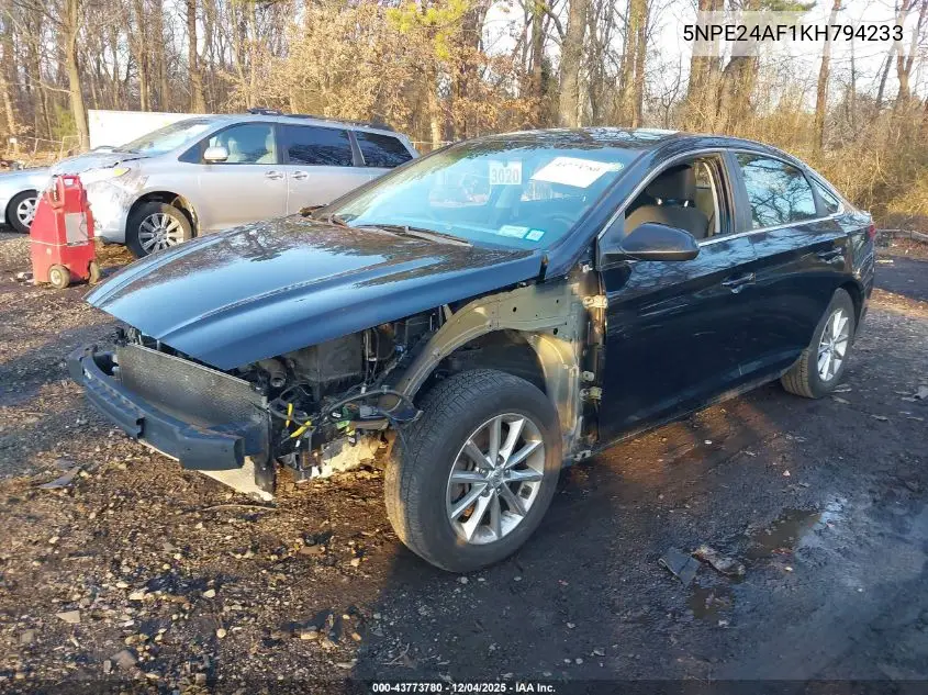 5NPE24AF1KH794233 2019 Hyundai Sonata Se