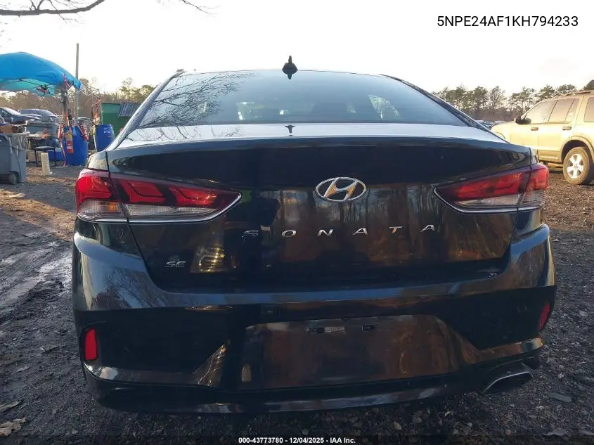 5NPE24AF1KH794233 2019 Hyundai Sonata Se