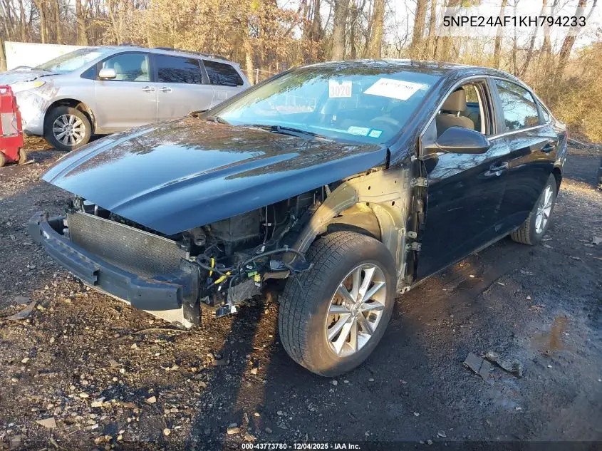 5NPE24AF1KH794233 2019 Hyundai Sonata Se