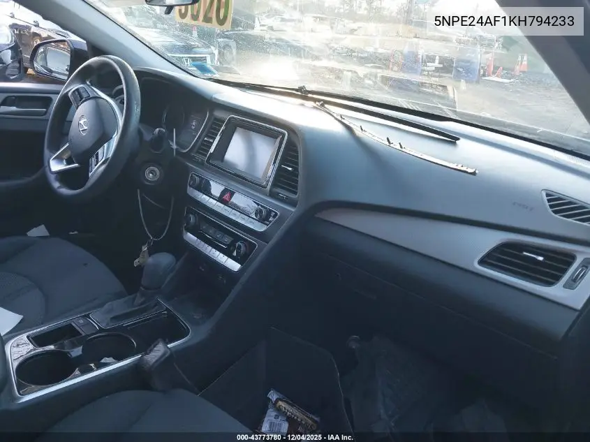 5NPE24AF1KH794233 2019 Hyundai Sonata Se