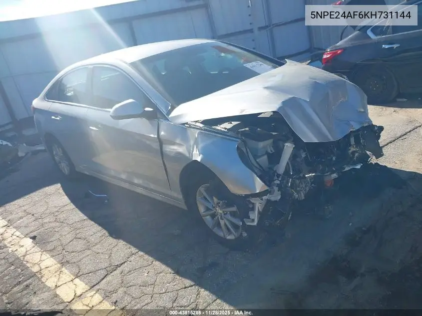 5NPE24AF6KH731144 2019 Hyundai Sonata Se