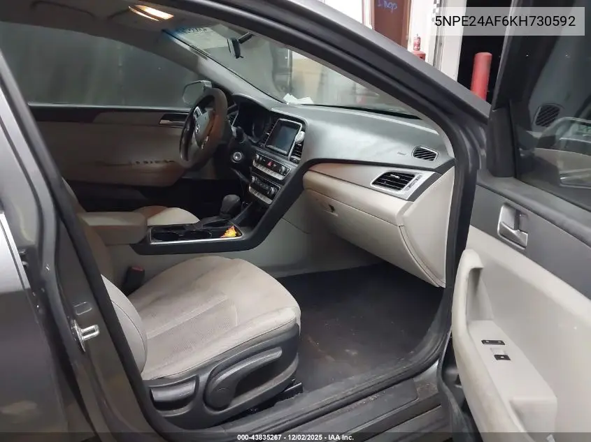 5NPE24AF6KH730592 2019 Hyundai Sonata Se