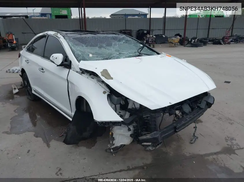 5NPE34AB3KH748056 2019 Hyundai Sonata Limited 2.0T