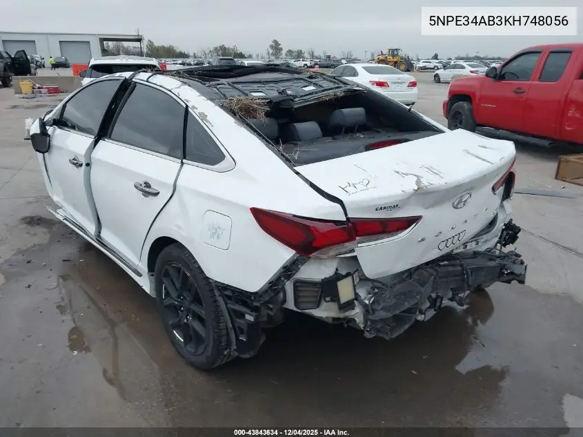 5NPE34AB3KH748056 2019 Hyundai Sonata Limited 2.0T