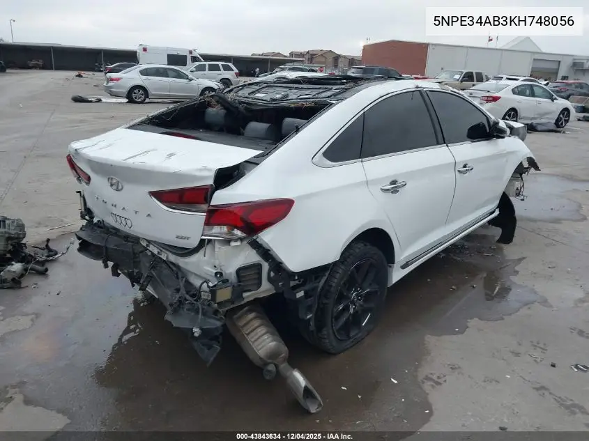 5NPE34AB3KH748056 2019 Hyundai Sonata Limited 2.0T