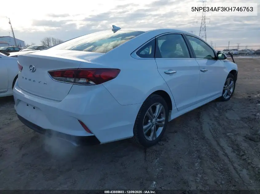 5NPE34AF3KH746763 2019 Hyundai Sonata Sel