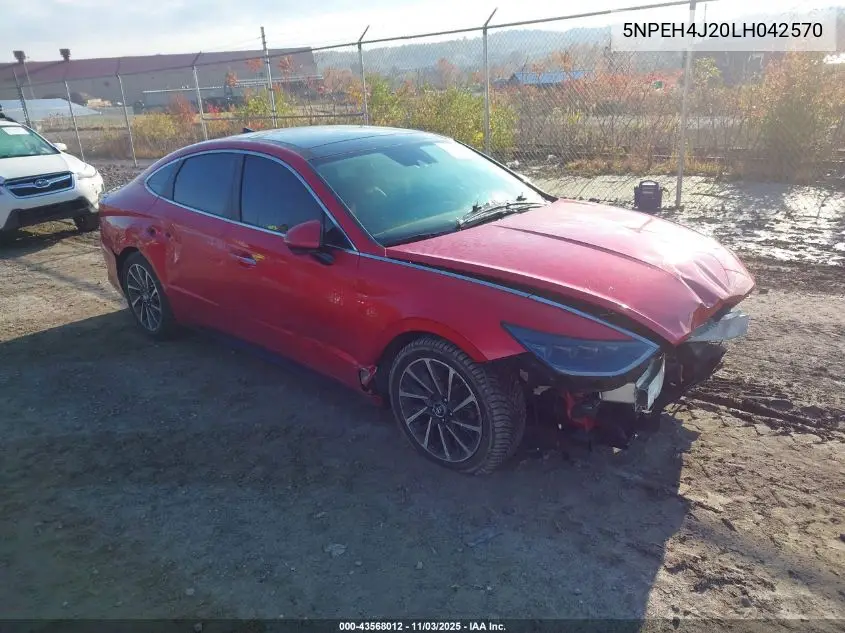 5NPEH4J20LH042570 2020 Hyundai Sonata Limited