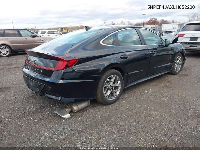 5NPEF4JAXLH052200 2020 Hyundai Sonata Sel