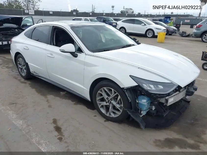 5NPEF4JA6LH029223 2020 Hyundai Sonata Sel