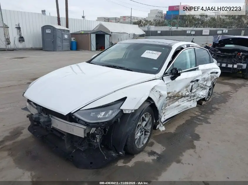 5NPEF4JA6LH029223 2020 Hyundai Sonata Sel