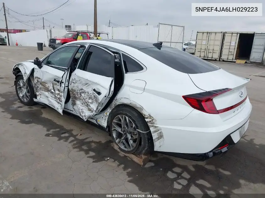 5NPEF4JA6LH029223 2020 Hyundai Sonata Sel