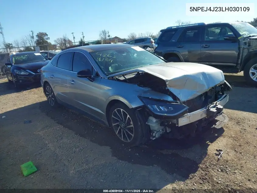 5NPEJ4J23LH030109 2020 Hyundai Sonata Sel Plus