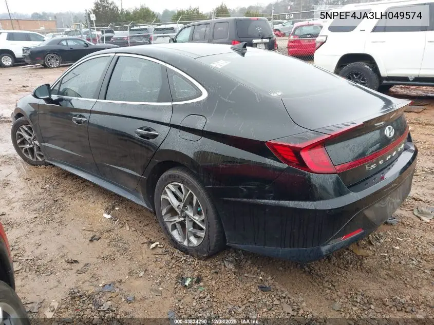 5NPEF4JA3LH049574 2020 Hyundai Sonata Sel