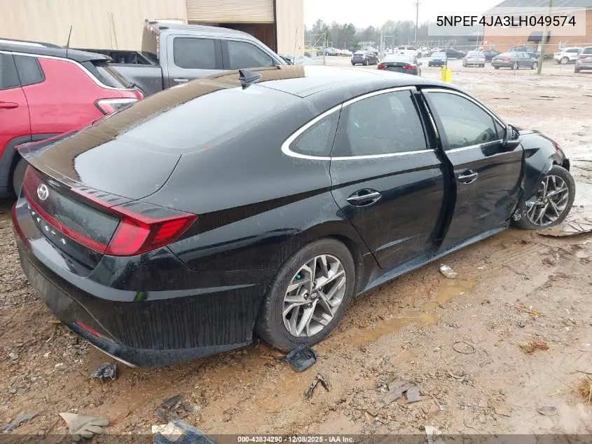 5NPEF4JA3LH049574 2020 Hyundai Sonata Sel