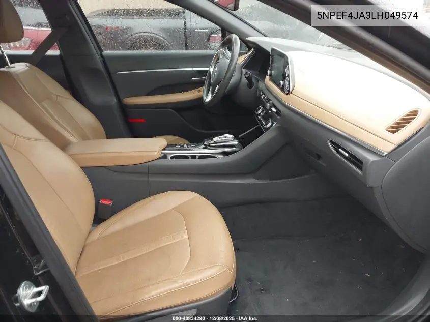 5NPEF4JA3LH049574 2020 Hyundai Sonata Sel