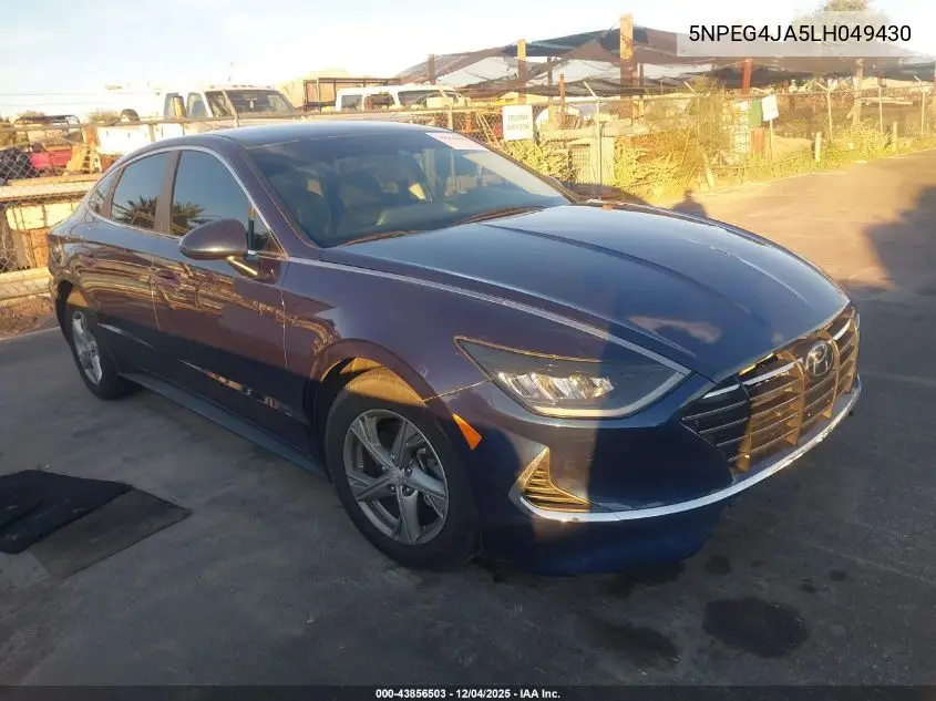5NPEG4JA5LH049430 2020 Hyundai Sonata Se