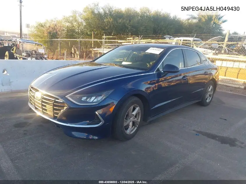 5NPEG4JA5LH049430 2020 Hyundai Sonata Se