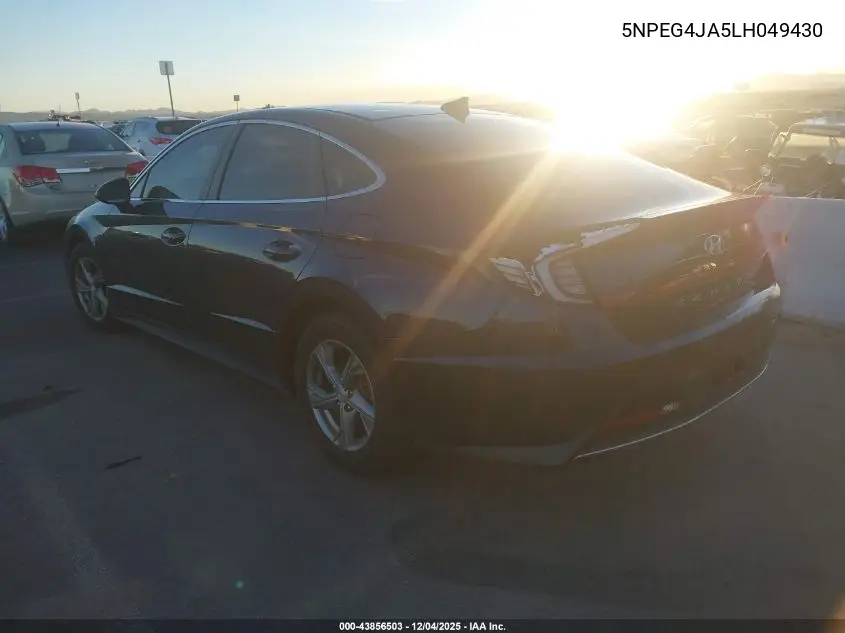 5NPEG4JA5LH049430 2020 Hyundai Sonata Se