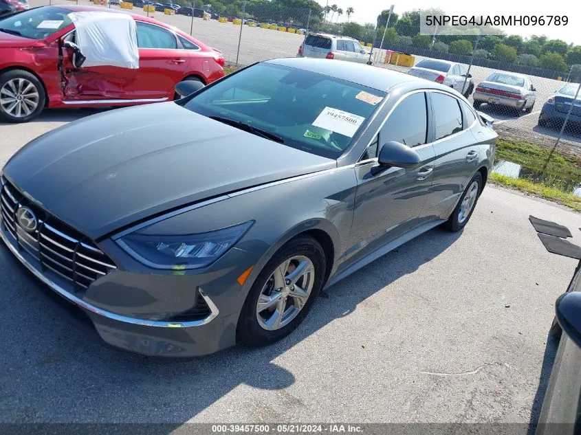 5NPEG4JA8MH096789 2021 Hyundai Sonata Se