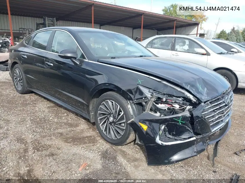 KMHL54JJ4MA021474 2021 Hyundai Sonata Limited