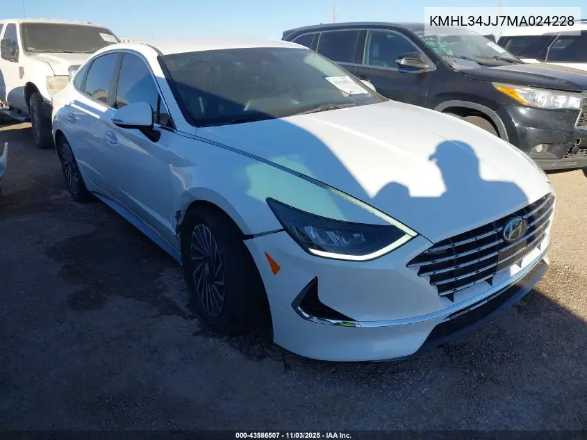 KMHL34JJ7MA024228 2021 Hyundai Sonata Sel