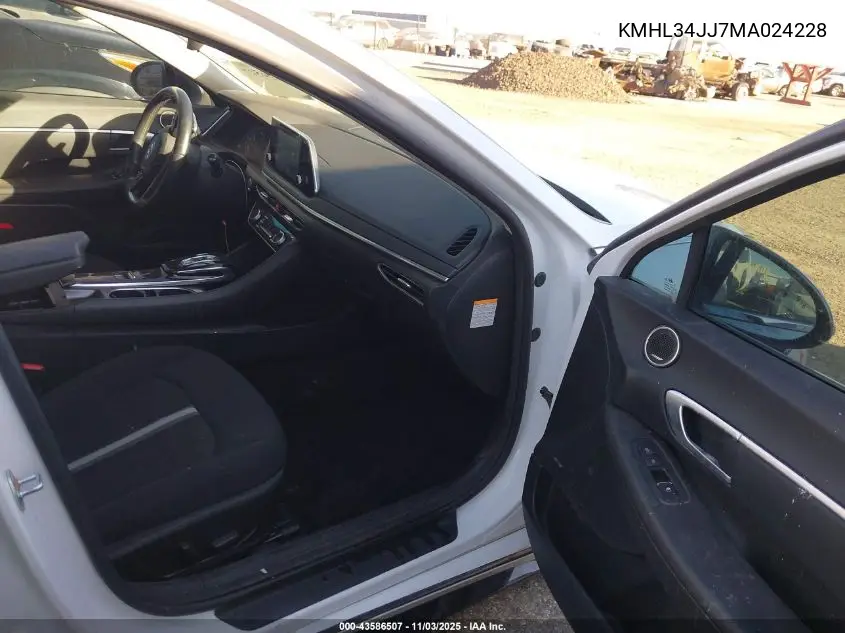 KMHL34JJ7MA024228 2021 Hyundai Sonata Sel