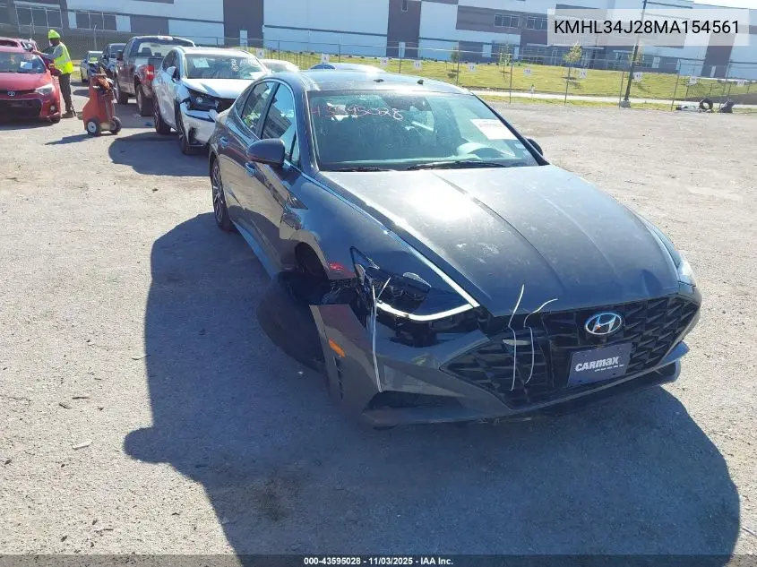 KMHL34J28MA154561 2021 Hyundai Sonata Limited