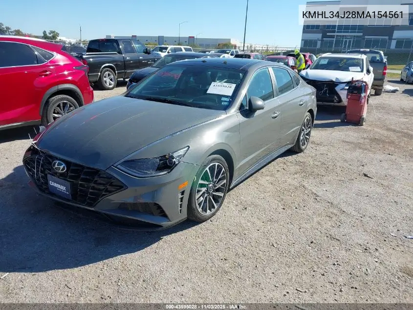 KMHL34J28MA154561 2021 Hyundai Sonata Limited