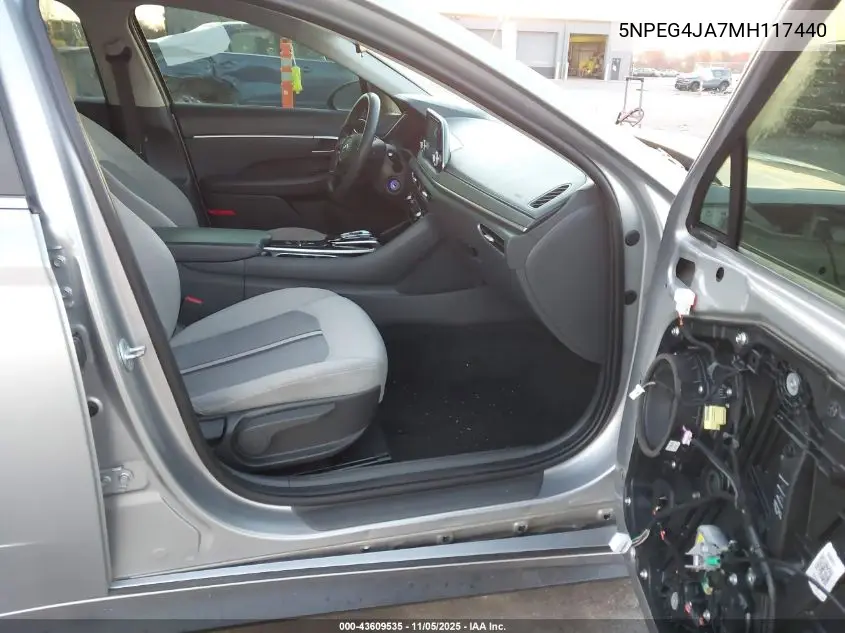 5NPEG4JA7MH117440 2021 Hyundai Sonata Se