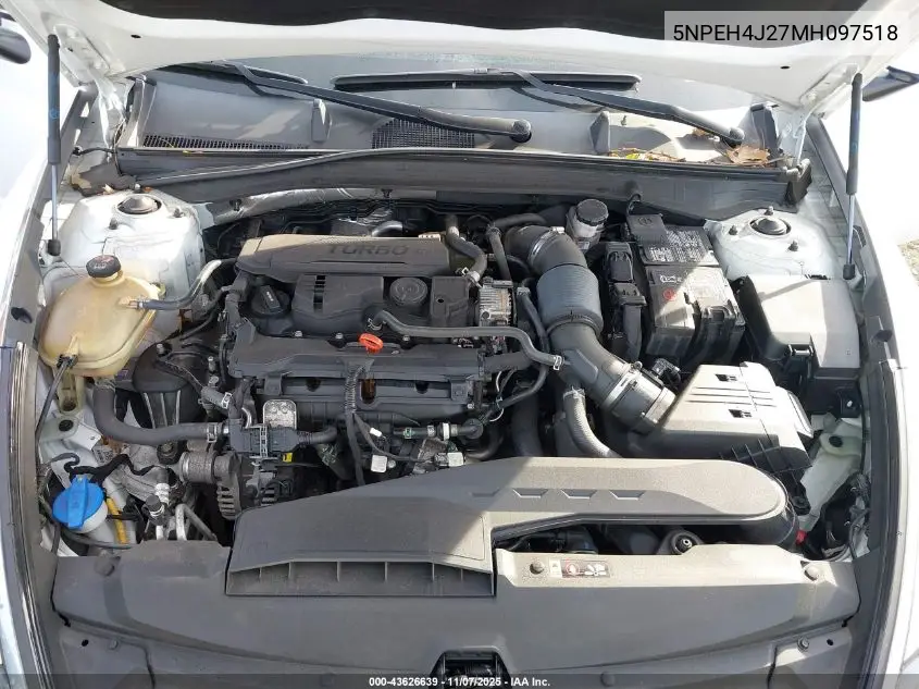 5NPEH4J27MH097518 2021 Hyundai Sonata Limited