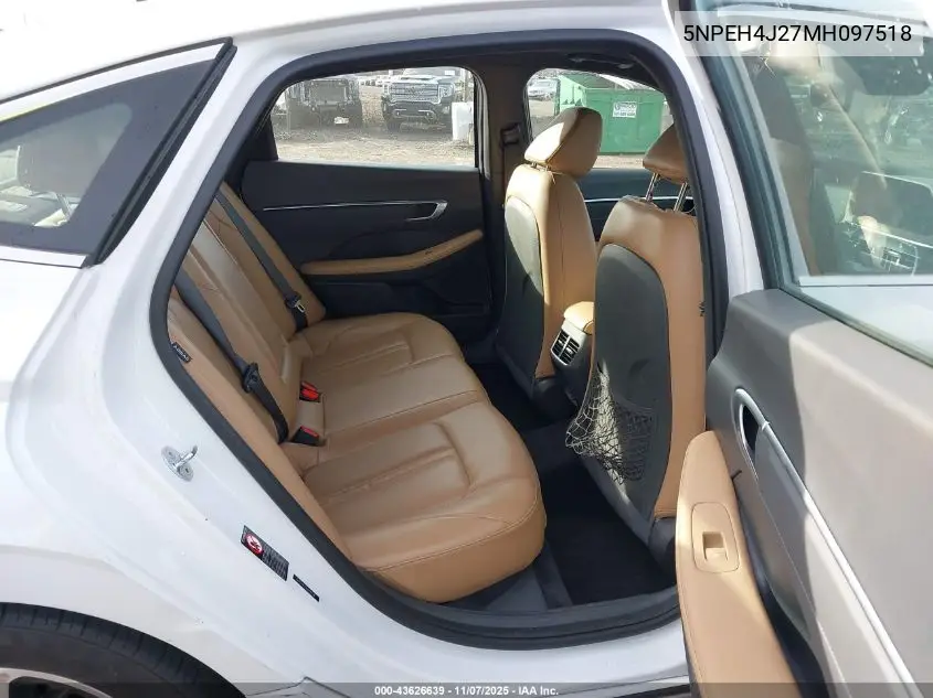 5NPEH4J27MH097518 2021 Hyundai Sonata Limited