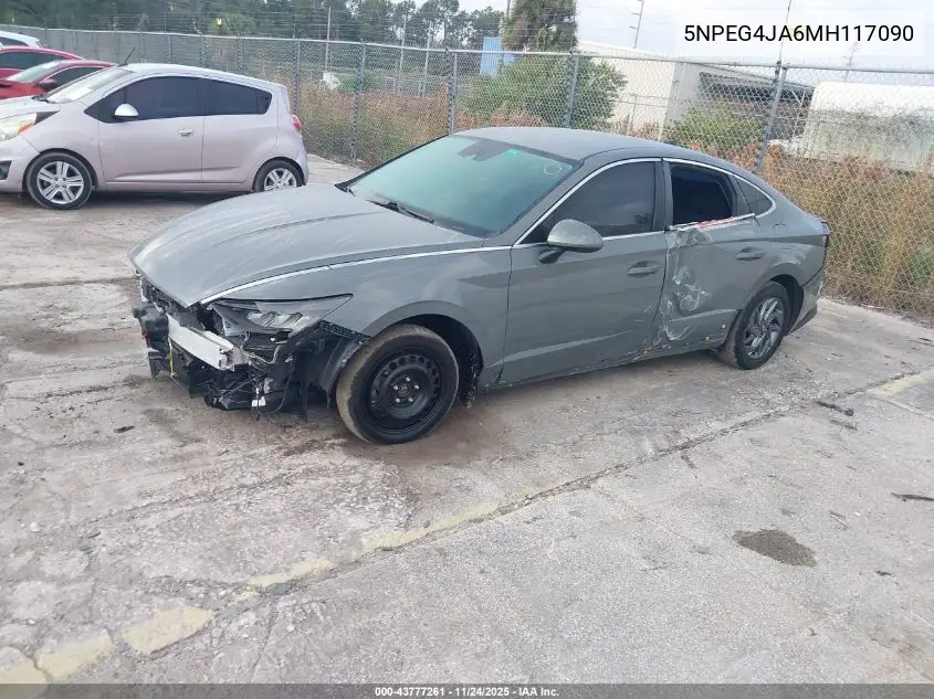 5NPEG4JA6MH117090 2021 Hyundai Sonata Se